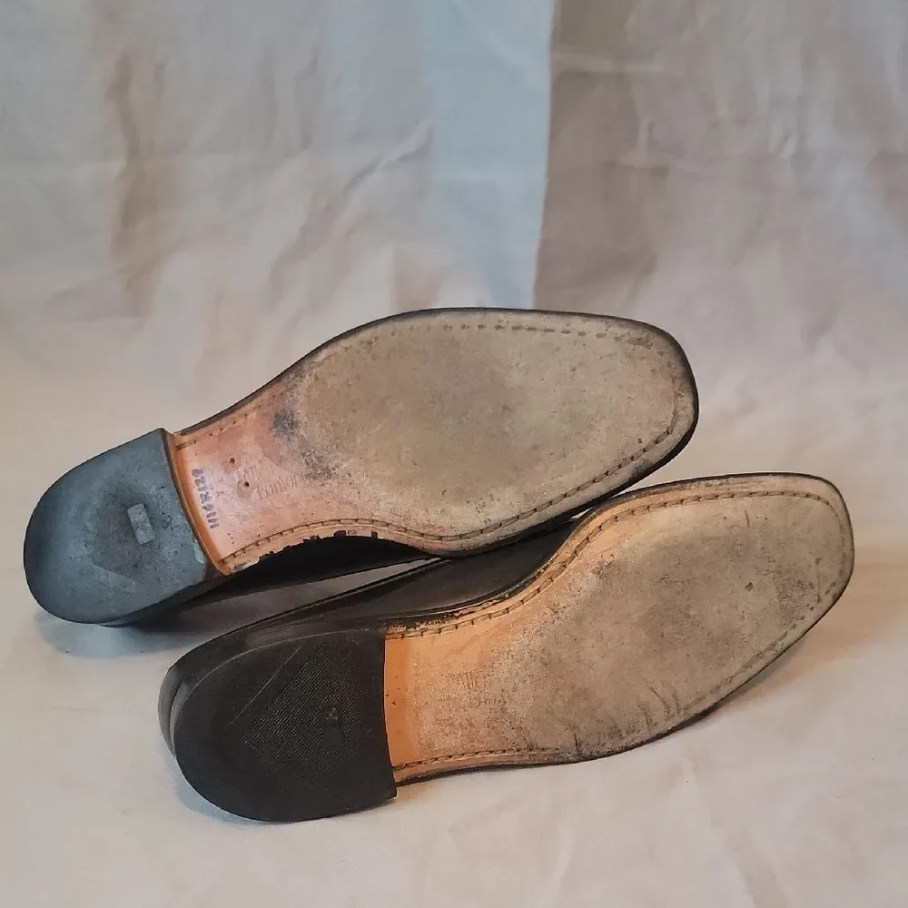 Allen Edmonds Black Leather Slip-On Loafers